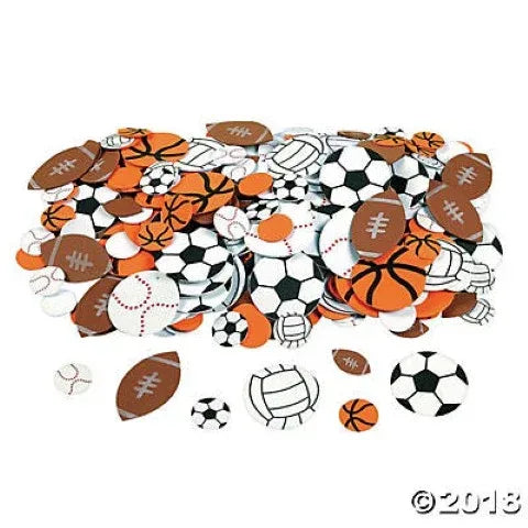 Fabulous Foam Self-Adhesive Shapes 500/pkg - Sport Ball