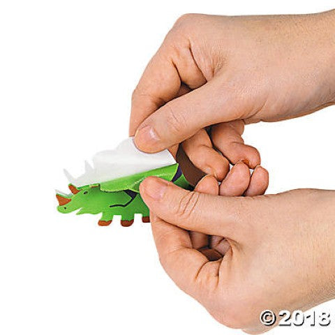 Fabulous Foam Self-Adhesive Shapes - 500/pkg - Dinosaur Shapes
