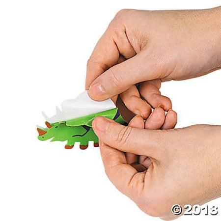 Fabulous Foam Self-Adhesive Shapes - 500/pkg - Dinosaur Shapes