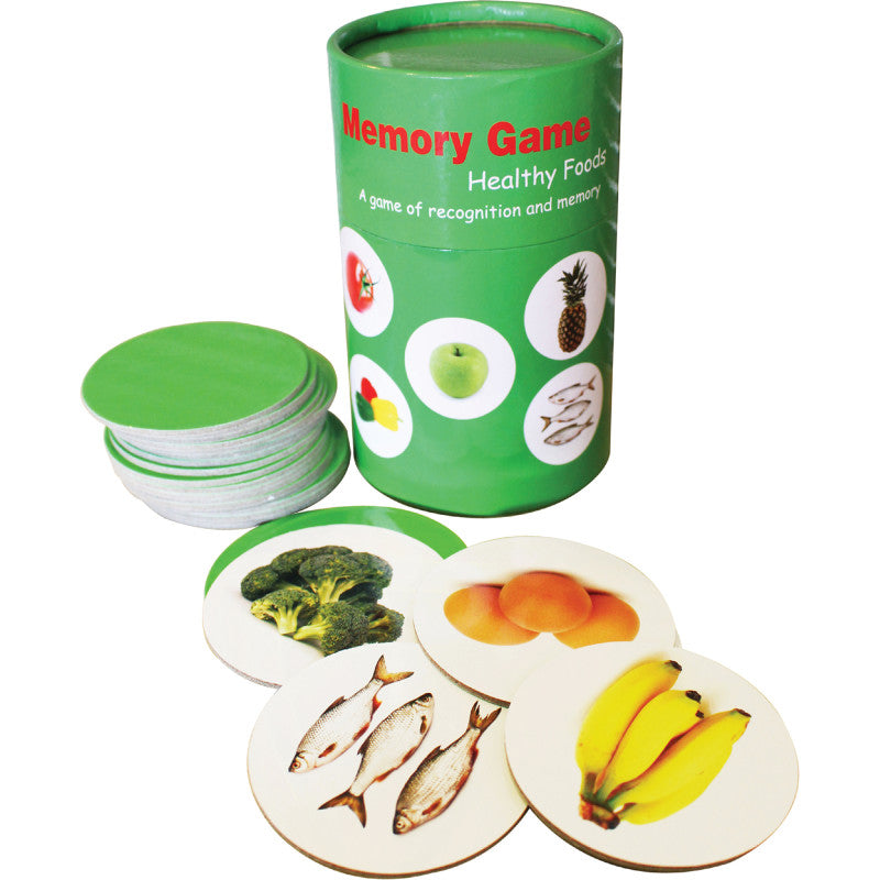 Healthy Foods Matching Pairs Game