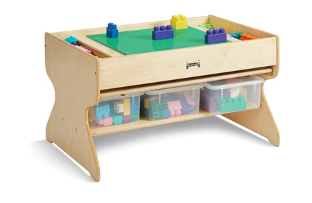 Jonti-Craft® Deluxe Building Table - Traditional Brick Compatible