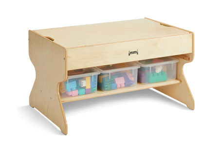 Jonti-Craft® Deluxe Building Table - Traditional Brick Compatible