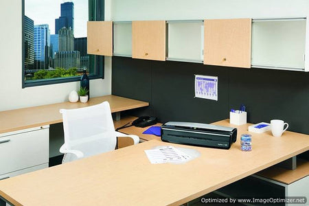 Fellowes Laminator Jupiter 2 125, Rapid 1 Minute Warm-up Laminating Machine, with Laminating Pouches Kit (5734101)