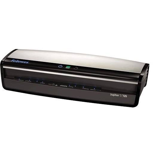 Fellowes Laminator Jupiter 2 125, Rapid 1 Minute Warm-up Laminating Machine, with Laminating Pouches Kit (5734101)