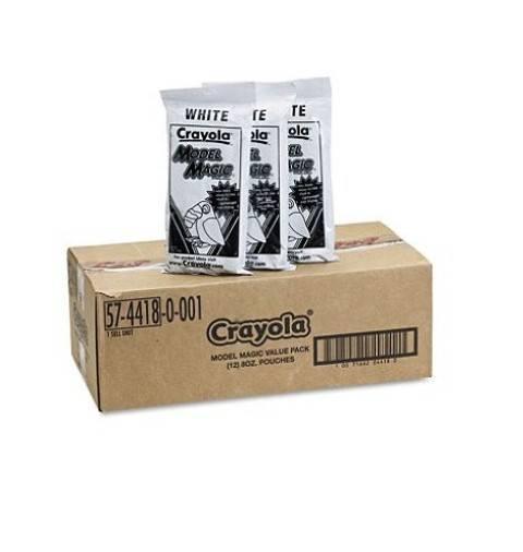 Crayola® Model Magic® Classpack White, 12 Count 8 oz. packs (BIN57-4418)