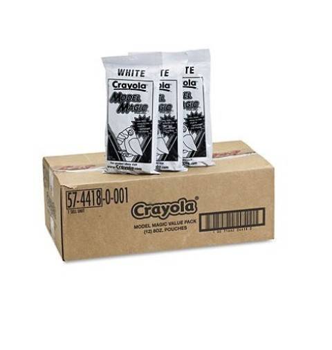 Crayola® Model Magic® Classpack White, 12 Count 8 oz. packs (BIN57-4418)