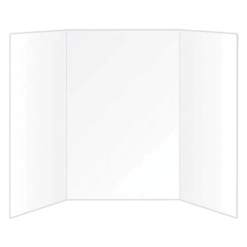 Foam Project Board, 36"W x 48"L, White, Pack of 10
