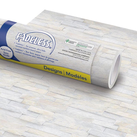 Pacon Fadeless Design Rolls Bulletin Board Art Paper, 48" x 50-Feet - Ledger Stone- 57485