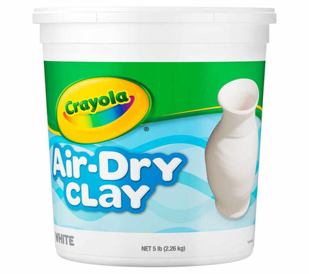 Crayola® Air-Dry Clay, 5 lb. Tub, White (BIN57-5055)