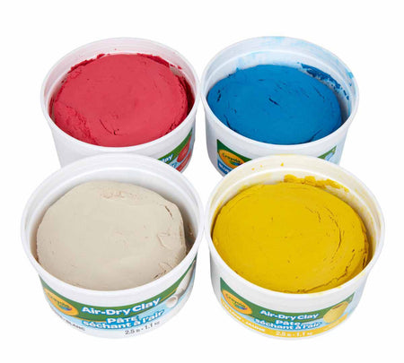 Crayola® Air-Dry Clay, 10 lbs., 4 colors, 2 1/2 lbs. each (BIN575100)