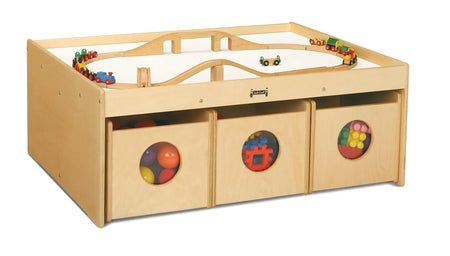 Jonti-Craft® Activity Table - with 6 See-n-Wheel Bins