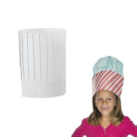 Design Your Own Paper Chef Hats - 12/Pkg