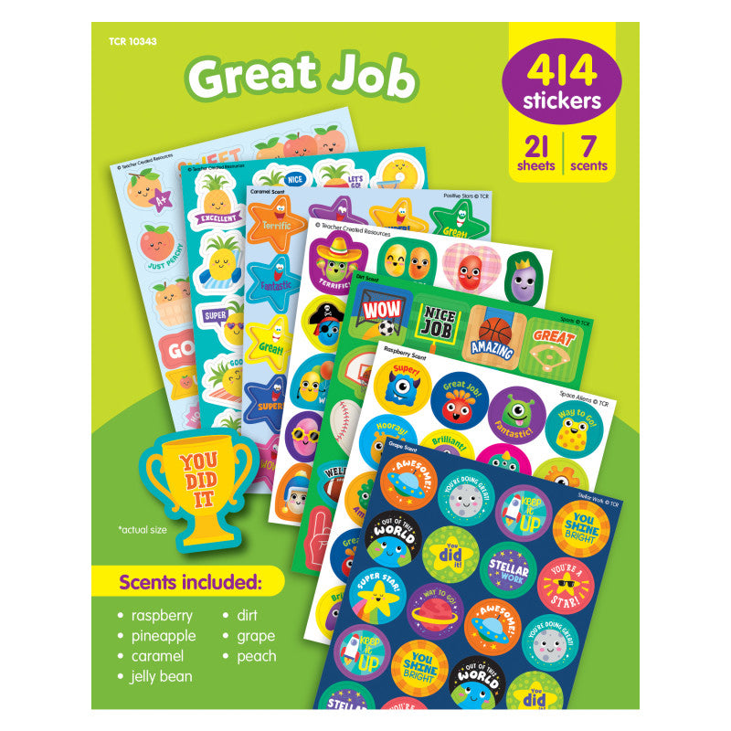 Great Job Smelly Stickers Variety Pack
