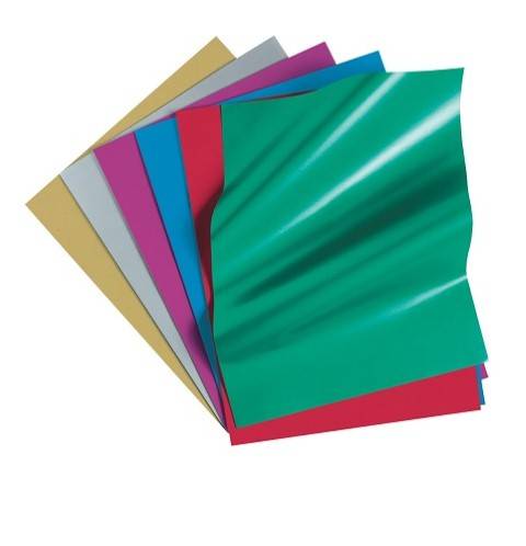 Pacon Fadeless Acid-Free Metallic Paper, 50 lb, 12 X 18 in, Assorted Color, Pack of 24 (57900)