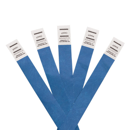 Tyvek&reg; Wristbands Blue, Pack of 500