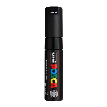 uni® POSCA PC-8K Water-Based Paint Markers, Broad Tip (8mm), Black