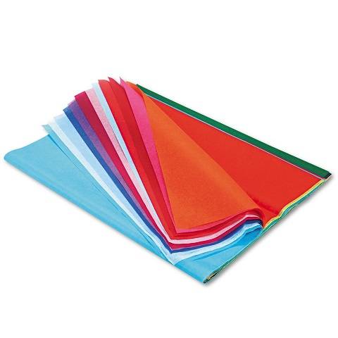 Pacon Spectra Art Tissue, 20 x 30, 20 Assorted Colors, 20 Sheets/Pack