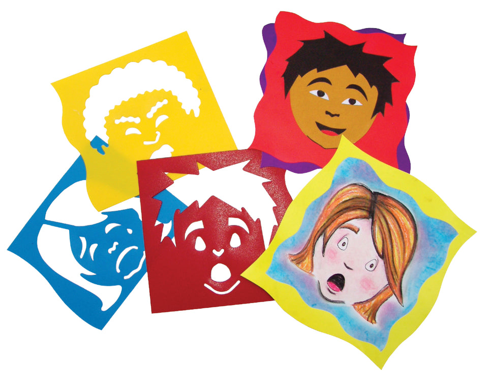 Mix and Match Emotion Stencils