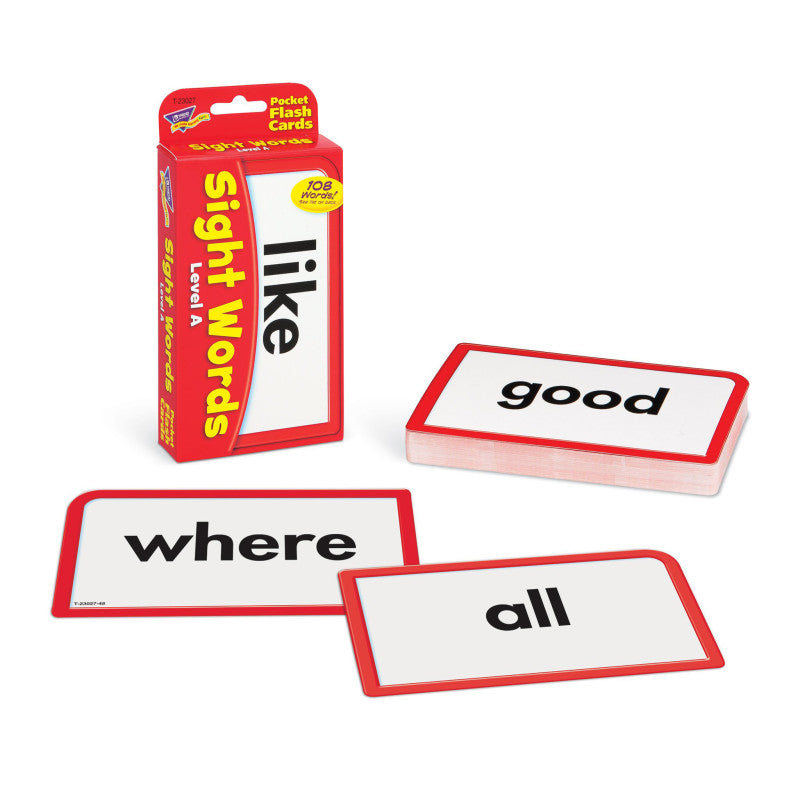 Sight Words â Level A Pocket Flash Cards
