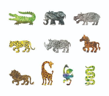 Roylco Safari Animal Stencils Only - Set of 10