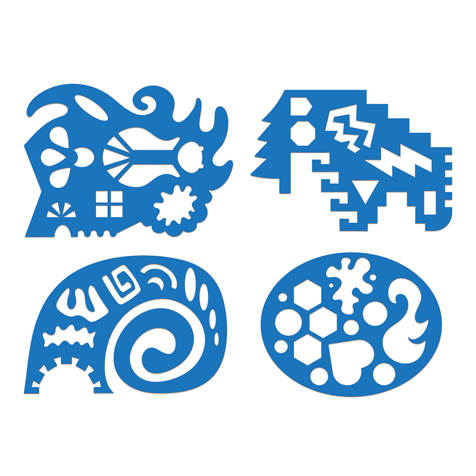 Roylco UNRULY RULERS - Set of 4 R-58632