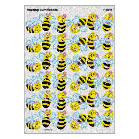 Buzzing Bumblebees Sparkle Stickers&reg;, 72 ct