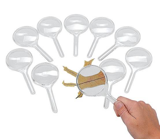 Plastic DIY Magnifying Glasses - 10/pkg.