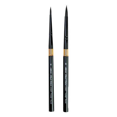 Black Velvet Large Travel Round Brushes, Set of 2