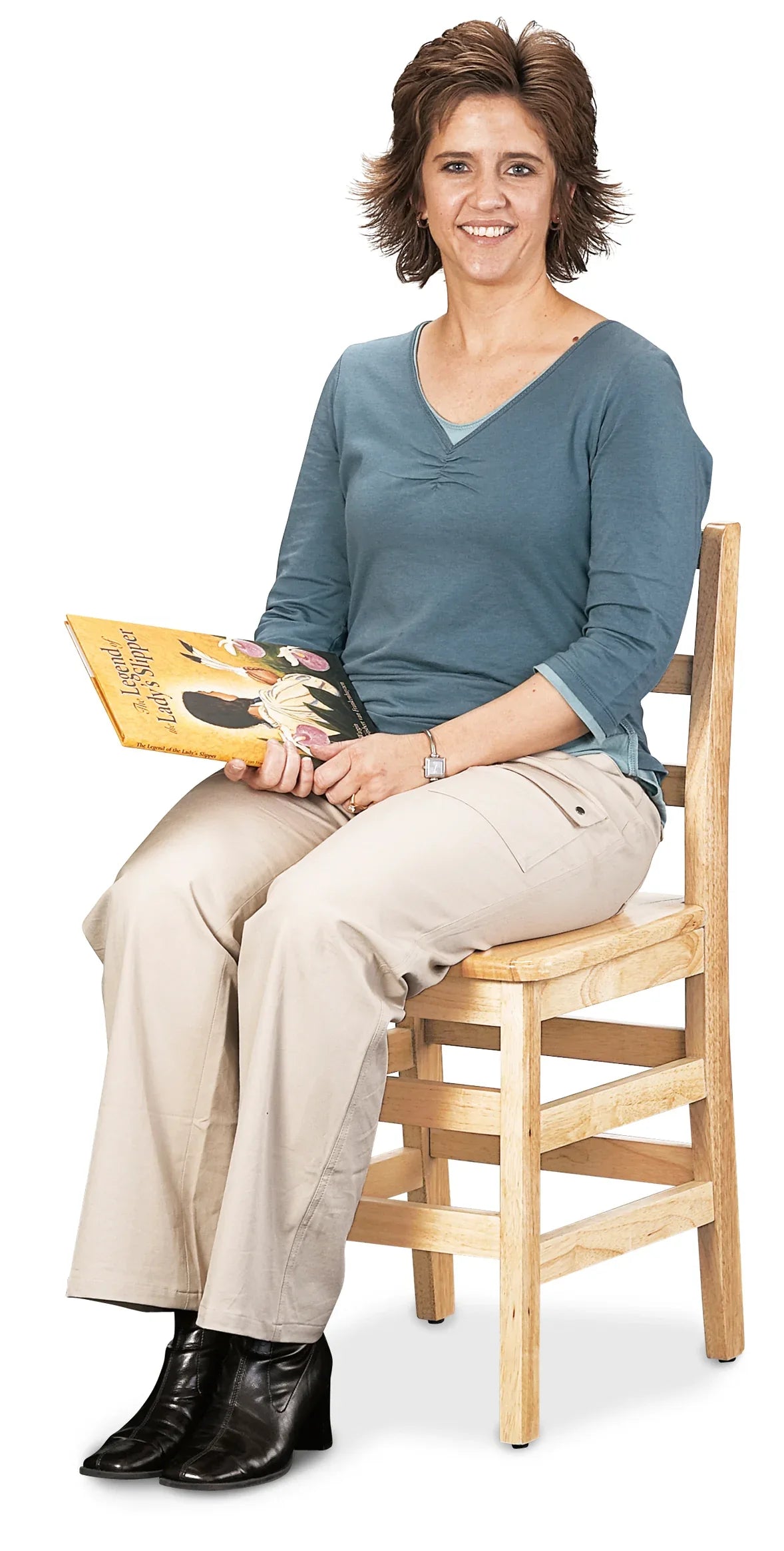 Jonti-Craft® KYDZ Ladderback Chair Pair - 18" Height