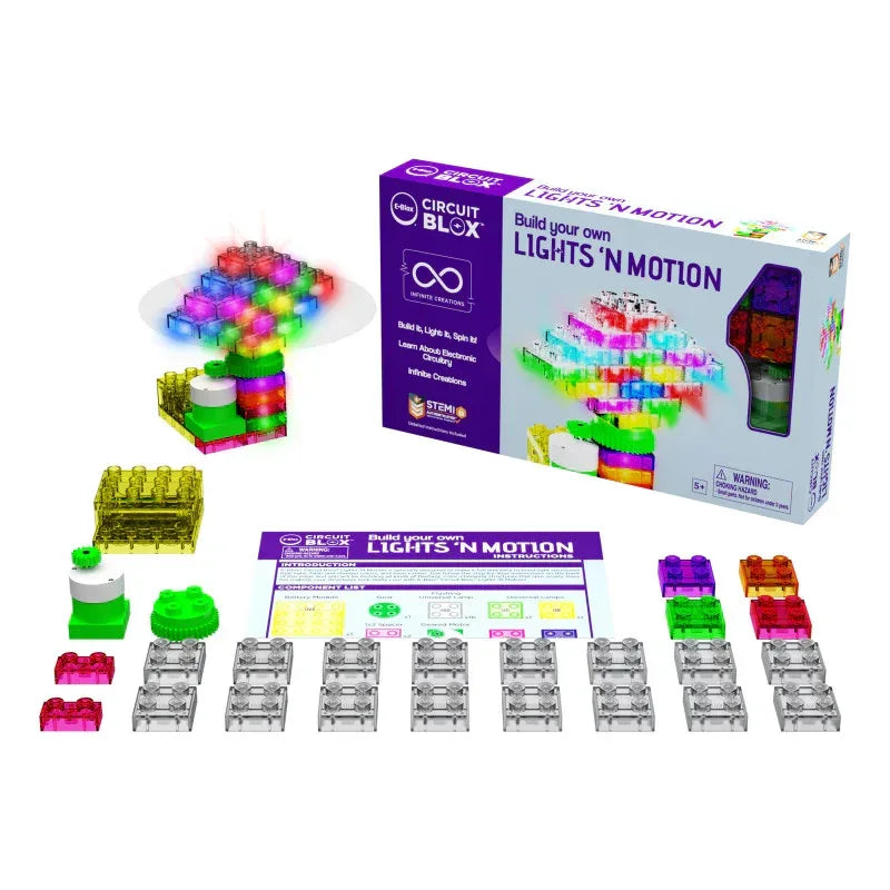 Circuit Blox&trade; Single Student Set, Lights 'N Motion Geared Motor