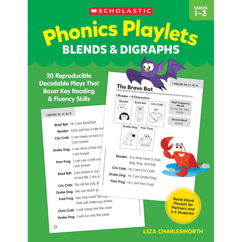 Phonics Playlets: Blends & Digraphs Activity Book