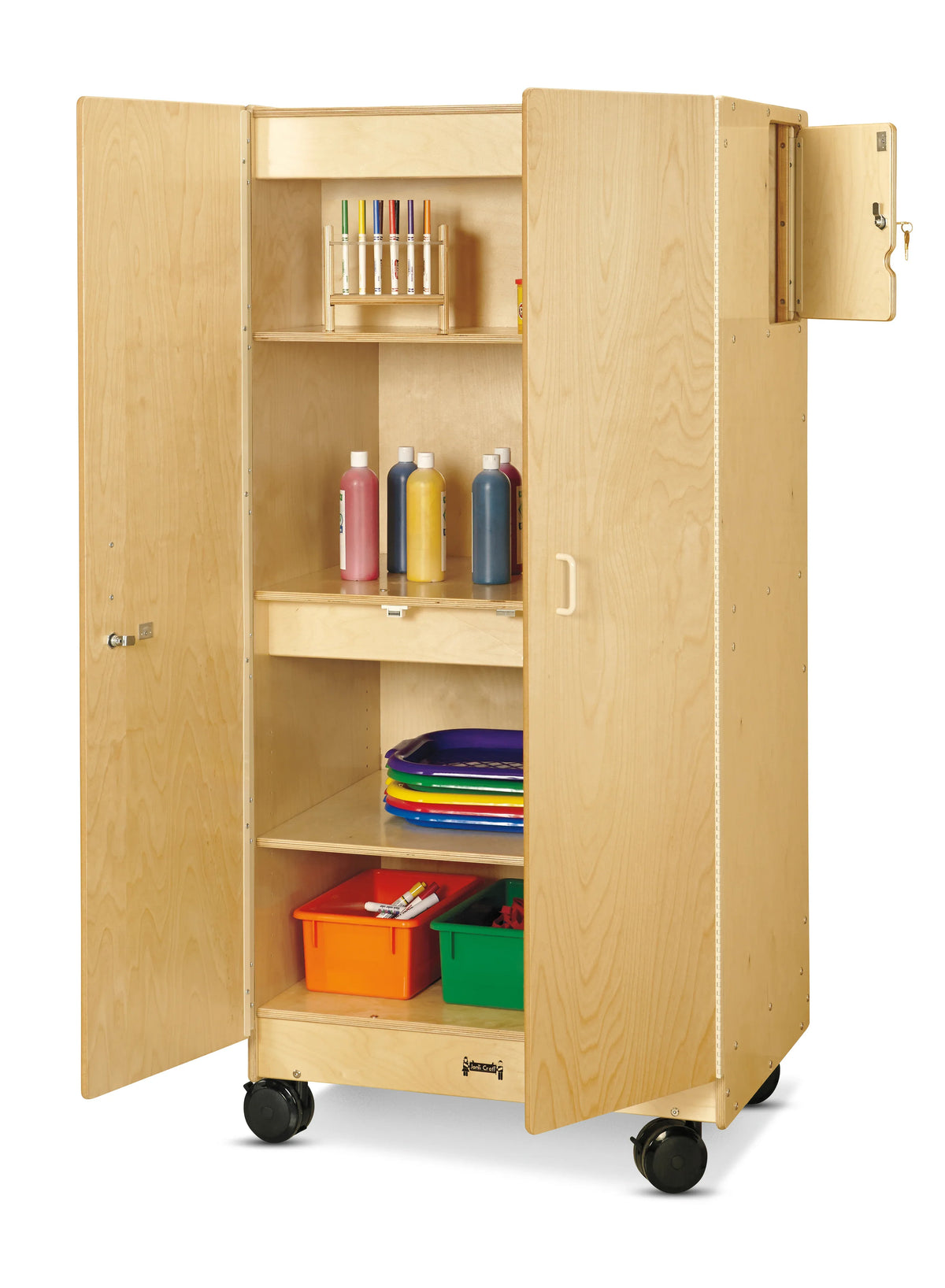 Jonti-Craft® Hideaway Storage Cabinet – Mobile