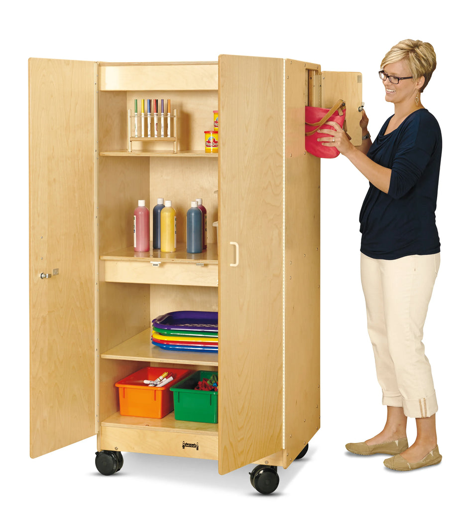 Jonti-Craft® Hideaway Storage Cabinet – Mobile