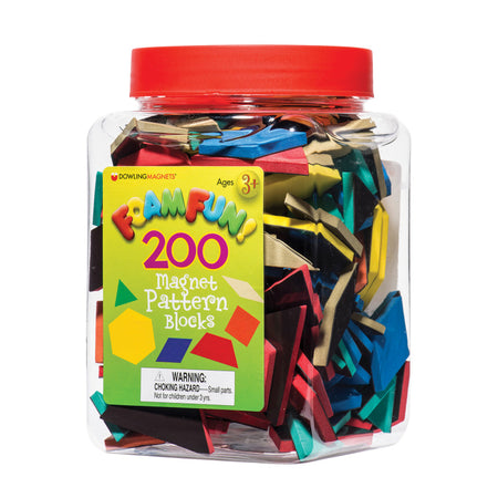 Foam Fun!&trade; Pattern Block Magnets, Pack of 200