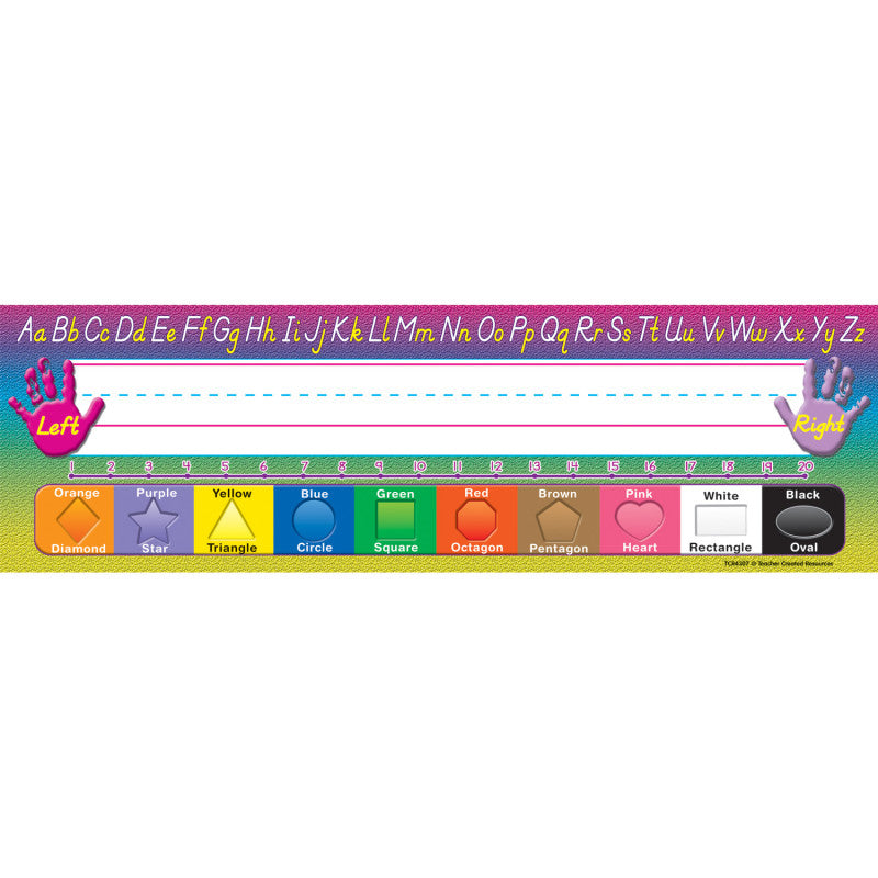 Modern Printing Flat Name Plates, Pack of 36