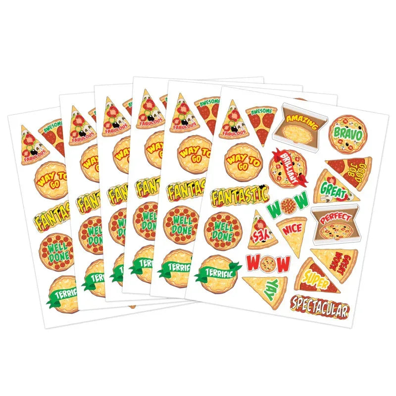 Pizza Stickers, Pack of 120
