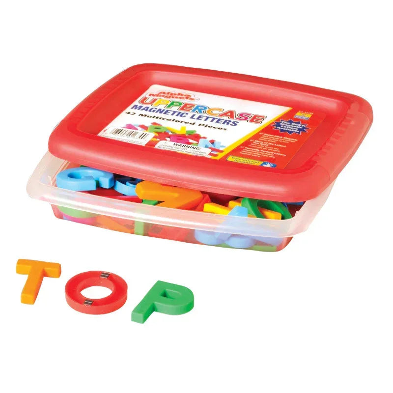 AlphaMagnets&reg;, Uppercase, Multi-Colored, 42 pcs