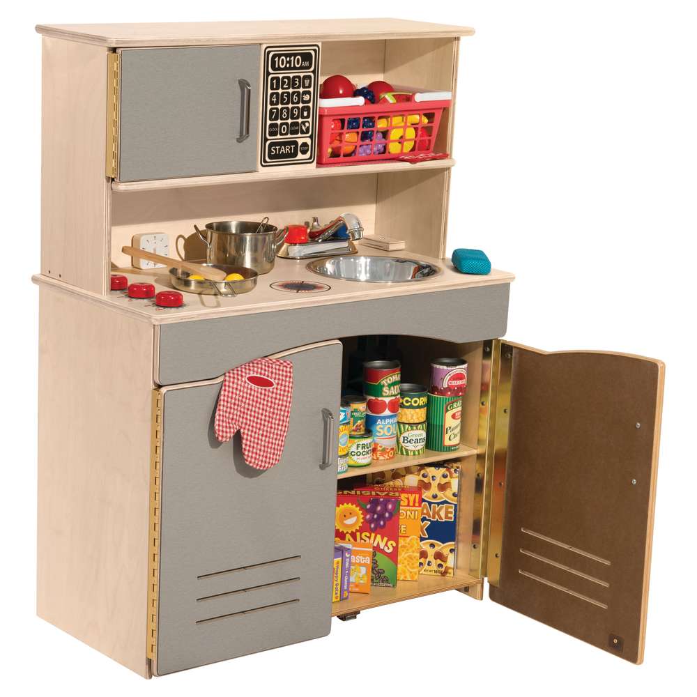 Wood Designs Stainless Steel 5-N-1 Kitchen Center