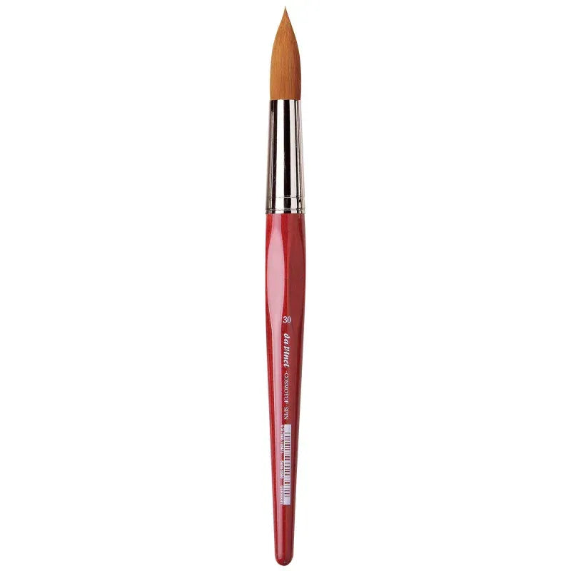 COSMOTOP-SPIN Silkpainting Brush, Synthetic, Watercolor, Round, Size 30