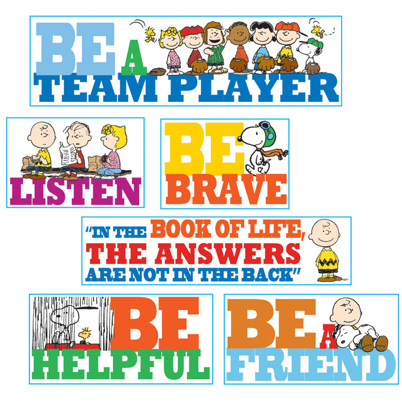 Peanuts&reg; Be The Best You Can Be Bulletin Board Set
