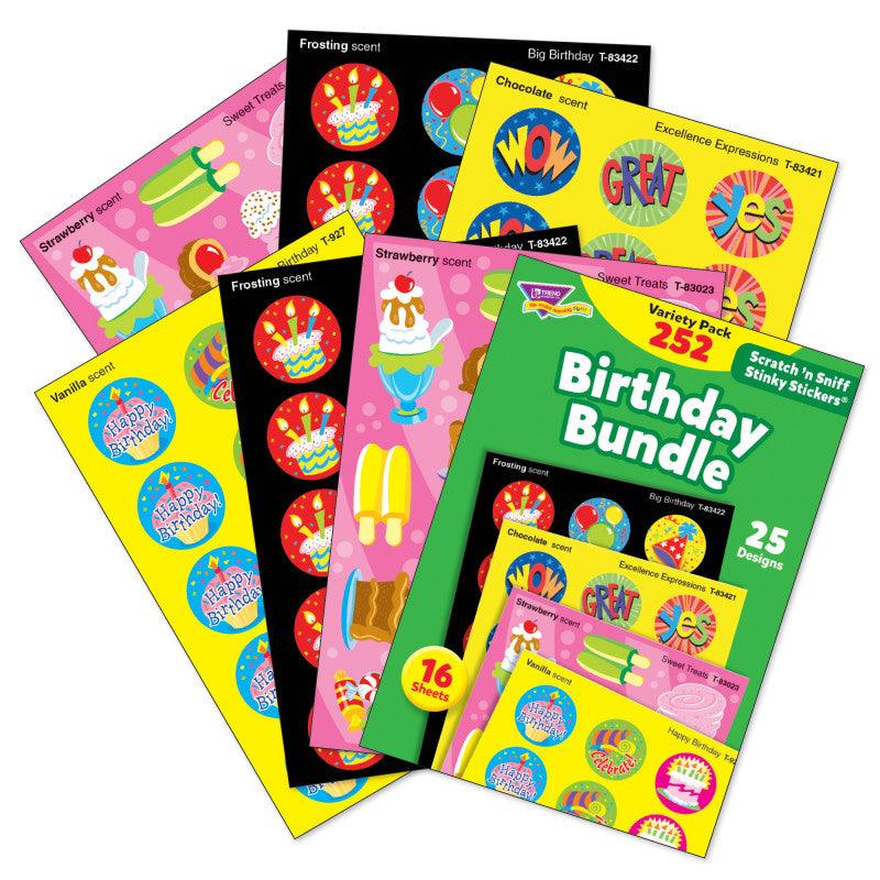 Birthday Bundle Stinky StickersÂ® Variety Pack, 252 Ct