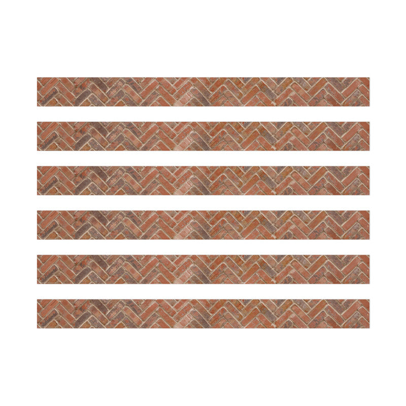 Curiosity Garden Brick Extra Wide Deco Trim&reg;, 37 Feet Per Pack, 6 Packs