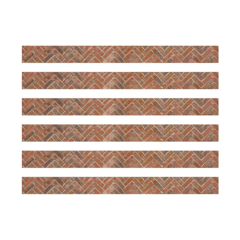 Curiosity Garden Brick Extra Wide Deco Trim&reg;, 37 Feet Per Pack, 6 Packs