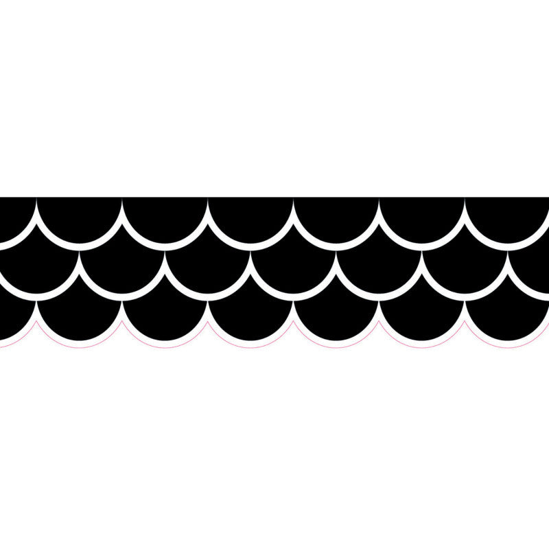 Black Scallops EZ Border&trade;, 48 Feet