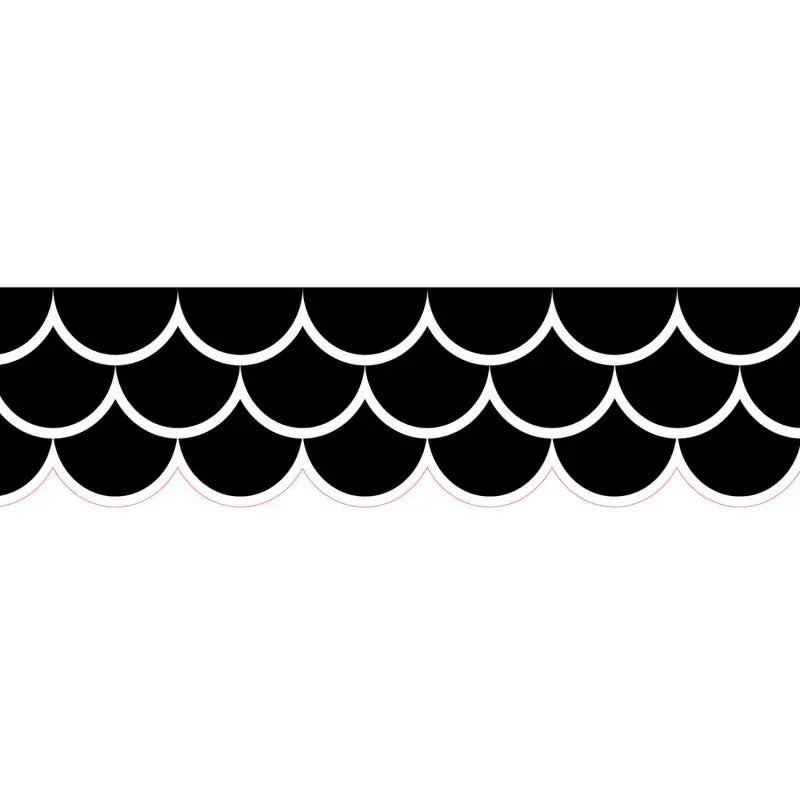 Black Scallops EZ Border&trade;, 48 Feet