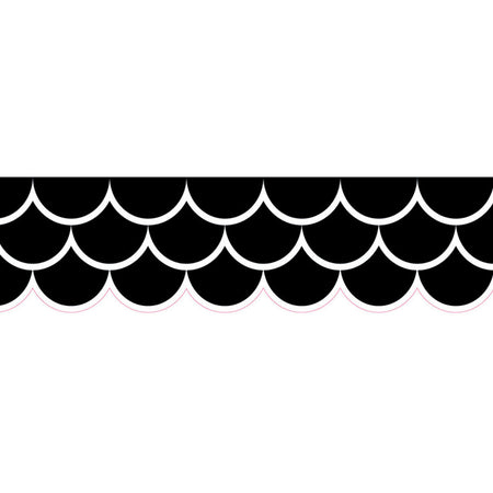 Black Scallops EZ Border&trade;, 48 Feet