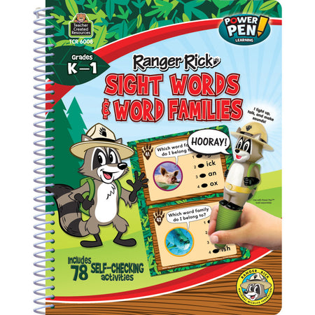 Ranger Rick&reg; Power Pen&reg; Learning Book: Sight Words & Word Families