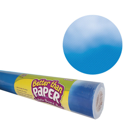 Better Than Paper&reg; Bulletin Board Roll, 4' x 12', Clouds, 4 Rolls