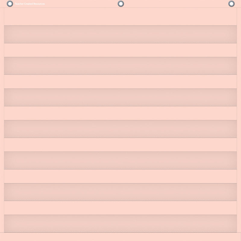 Blush 7 Pocket Chart, 28" x 28"