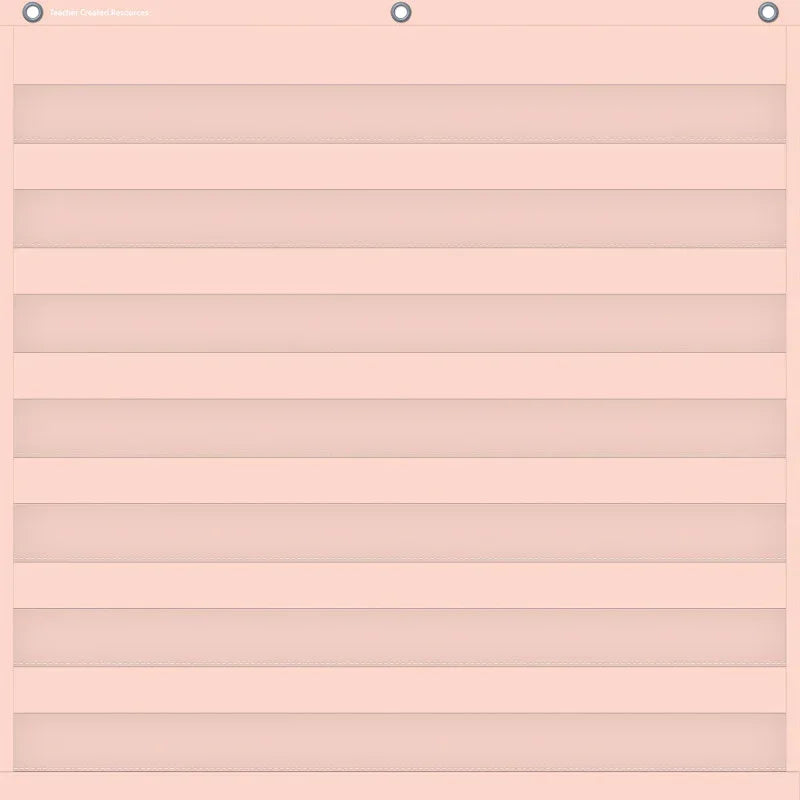 Blush 7 Pocket Chart, 28" x 28"
